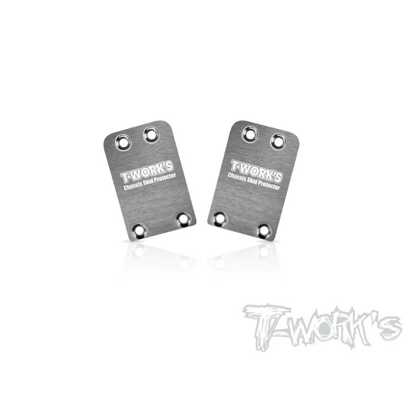 Stainless Steel Rear Chassis Skid Protector ( Mugen MSB1 ) 2pcs. Stainless Steel Rear Chassis Skid Protector ( Mugen MSB1 ) 2pcs.