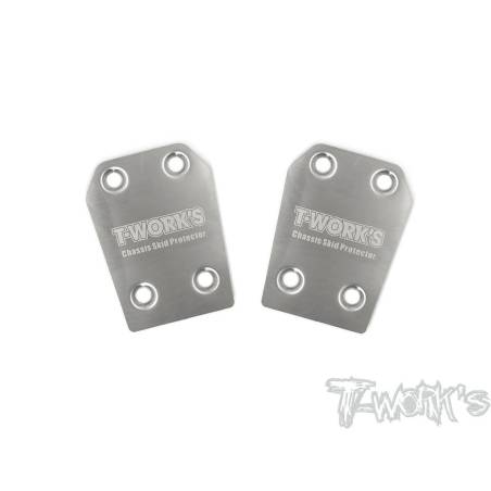 Rear Chassis Skid Protector (Associated RC8) 2pcs. - TO-220-RC8