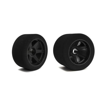 10 SETS 1/8 ONROAD LLANTA CARBONO 35 TRAS. + 32 DEL. - HR08CR35F32-10