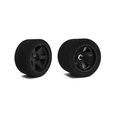 5 SETS 1/8 ONROAD LLANTA CARBONO 35 TRAS. + 32 DEL. - HR08CR35F32-5