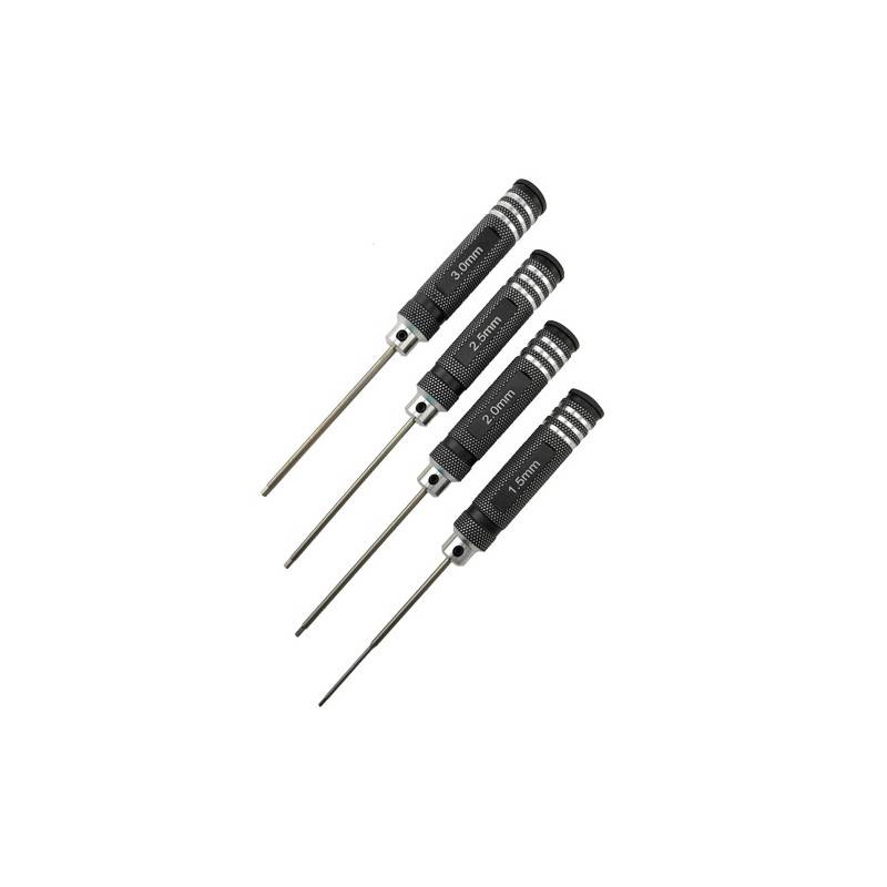 HEX DRIVERS SET 1.5/2.0/2.5/3.0mm - RC PARTS - RC11001 HEX DRIVERS SET 1.5/2.0/2.5/3.0mm - RC PARTS - RC11001