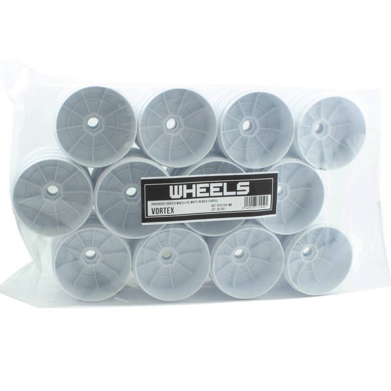 VORTEX WHEEL WHITE V2 (24pcs) (24pcs) - PCY2103-WB - PROCIRCUIT VORTEX WHEEL WHITE V2 (24pcs) (24pcs) - PCY2103-WB - PROCIRCUIT