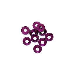 ARANDELA ALU. CONICA M3 PURPURA  (10u.) ULTIMATE - UR1501-P