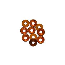 ARANDELA ALU. CONICA M3 NARANJA (10u.) ULTIMATE - UR1501-G