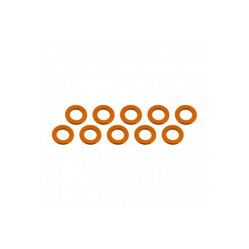 ALUMINUM SHIM (3x6x0.5mm) ORANGE (10pcs) - UR1504-G - ULTIMATE ALUMINUM SHIM (3x6x0.5mm) ORANGE (10pcs) - UR1504-G - ULTIMATE