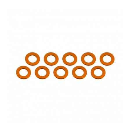 ALUMINUM SHIM  (3x6x0.5mm)   ORANGE (10pcs) - UR1504-G - ULTIMATE