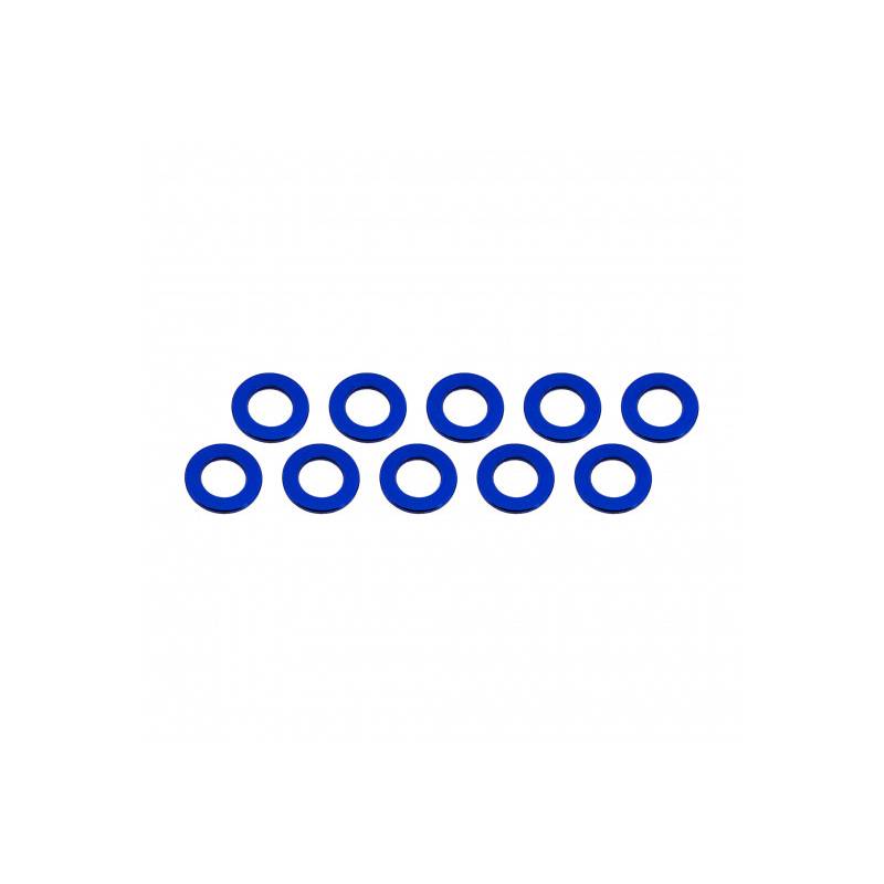ARANDELAS ALUMINIO (3x6x0.5mm) AZUL (10u.) ULTIMATE - UR1504-A