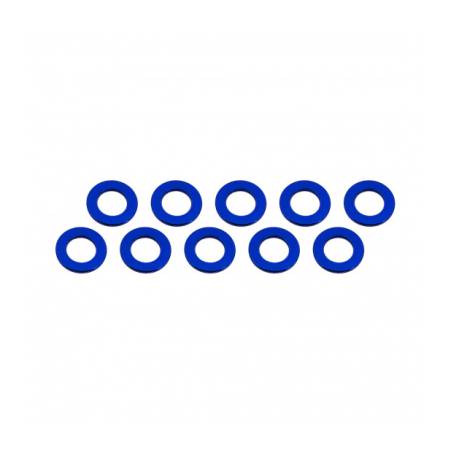 ARANDELAS ALUMINIO (3x6x0.5mm) AZUL (10u.) ULTIMATE - UR1504-A