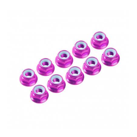 AUTOBLOCANTE ALU. M3 FLANGED ROSA (10u.) ULTIMATE - UR1503-PK