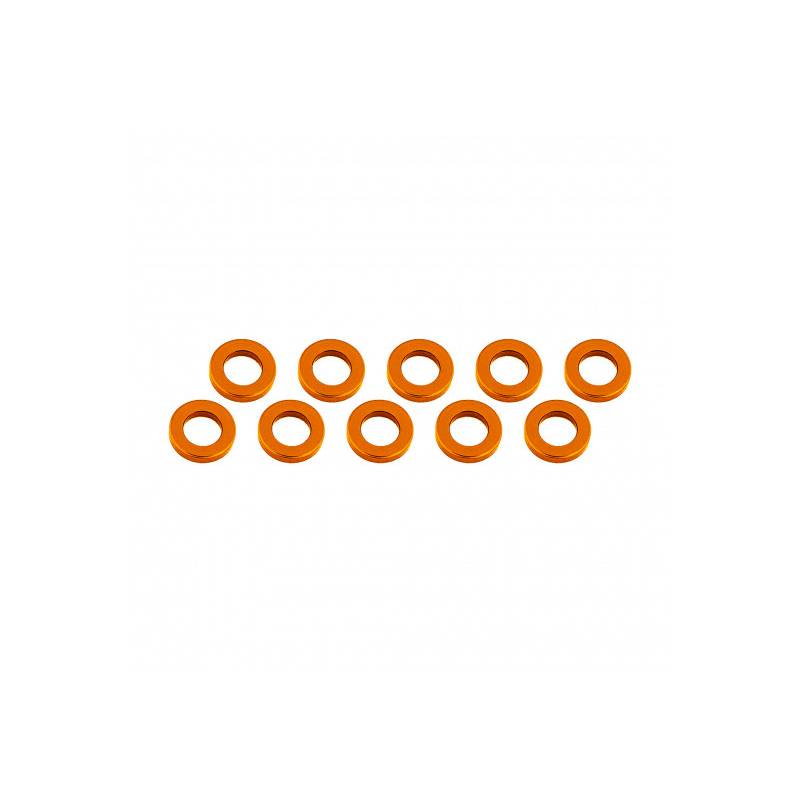 ALUMINUM SHIM (3x6x1mm) ORANGE (10pcs) - UR1505-G - ULTIMATE ALUMINUM SHIM (3x6x1mm) ORANGE (10pcs) - UR1505-G - ULTIMATE