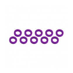 ARANDELAS ALUMINIO (3x6x2mm) PURPURA (10u.) ULTIMATE - UR1506-P