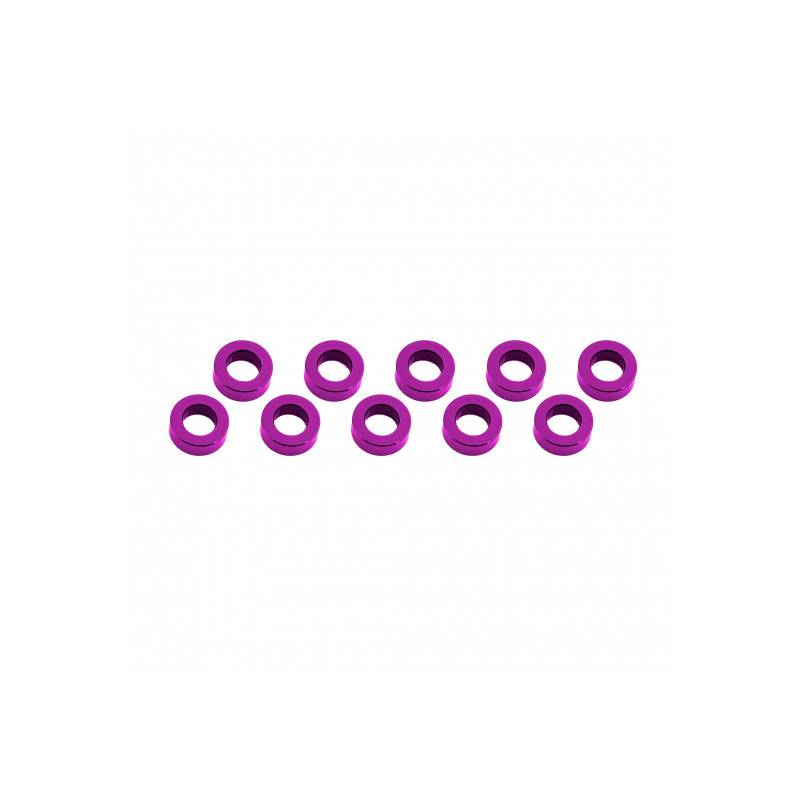 ARANDELAS ALUMINIO (3x6x2mm) ROSA (10u.) ULTIMATE - UR1506-PK