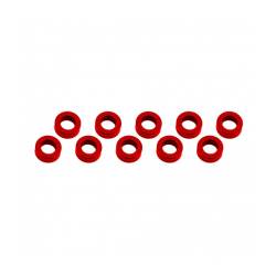 ARANDELAS ALUMINIO (3x6x2mm) ROJA (10u.) ULTIMATE - UR1506-R