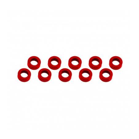ALUMINUM SHIM  (3x6x2mm)   RED (10pcs) - UR1506-R - ULTIMATE