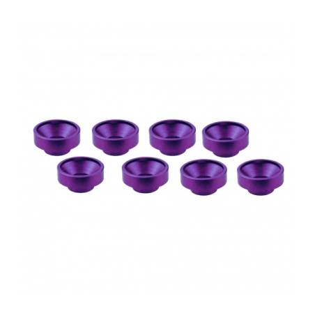 M3 ALUMINUM SERVO WASHER PURPLE (8 pcs) - UR1507-P - ULTIMATE