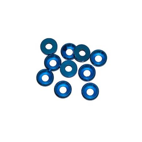 ARANDELA ALU. CONICA M4 AZUL (10u.) ULTIMATE - UR1511-A