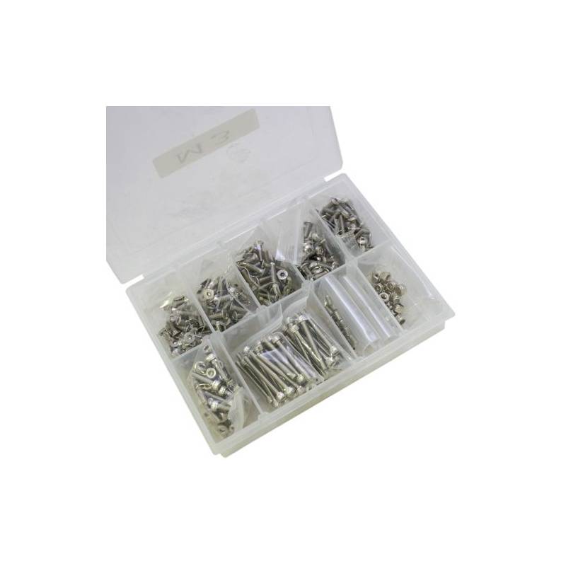 KIT TORNILLOS M3 (470u.) ULTIMATE - UR1601