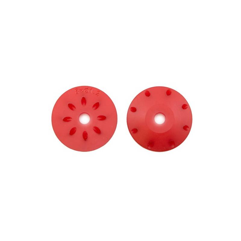 PISTONES AMORTIGUADOR CONICOS 16mm ROJOS (8x1.2mm) (2u.) - UR1711 PISTONES AMORTIGUADOR CONICOS 16mm ROJOS (8x1.2mm) (2u.) - UR1711