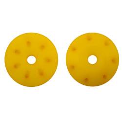 PISTONES AMORTIGUADOR CONICOS 16mm AMARILLOS (7x1.2mm 2u.) - UR1714