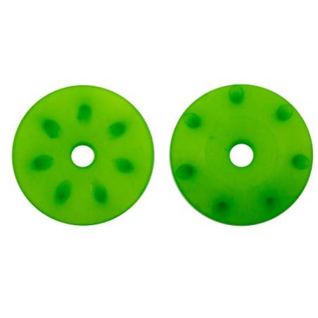 16mm CONICAL SHOCK PISTONS (1.3mm x 7 angled holes) (2pcs) - UR1715