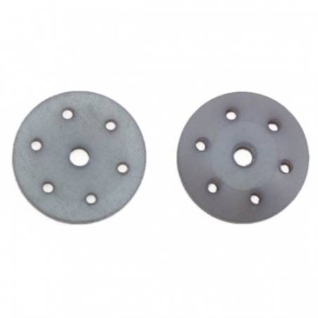 PISTONES AMORTIGUADOR CONICOS 16mm GRIS (6x1.4mm) (2u.) - UR1734