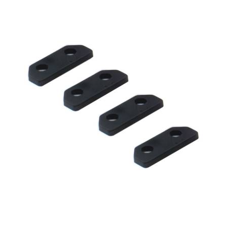 RUBBER ANTI-VIBRATION SERVO SPACER (4pcs) - ULTIMATE - UR1810-R