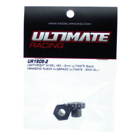 LIGHTWEIGHT WHEEL HEX +2mm ULTIMATE (2pcs) - ULTIMATE - UR1905-2