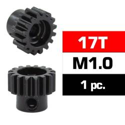 PIÑON M1.0 -17T - ACERO HSS - DIAMETRO 5.0mm ULTIMATE - UR4310-17