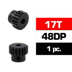HSS STEEL 48DP PINION GEAR 17T W/3.17mm BORE - ULTIMATE - UR4314-17