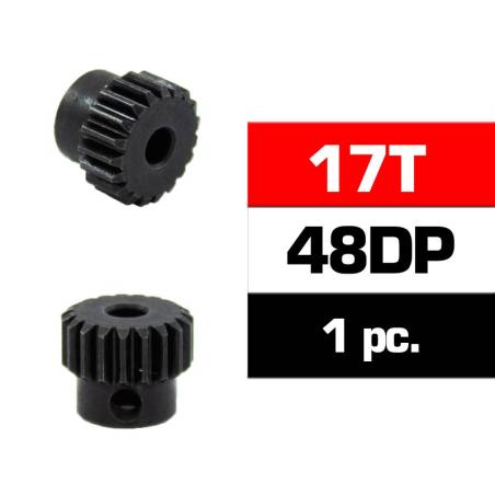 HSS STEEL 48DP PINION GEAR 17T W/3.17mm BORE - ULTIMATE - UR4314-17