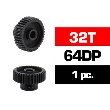 PIÑON 64DP - 32T - ACERO HSS - DIAMETRO 3.17mm ULTIMATE - UR4316-32