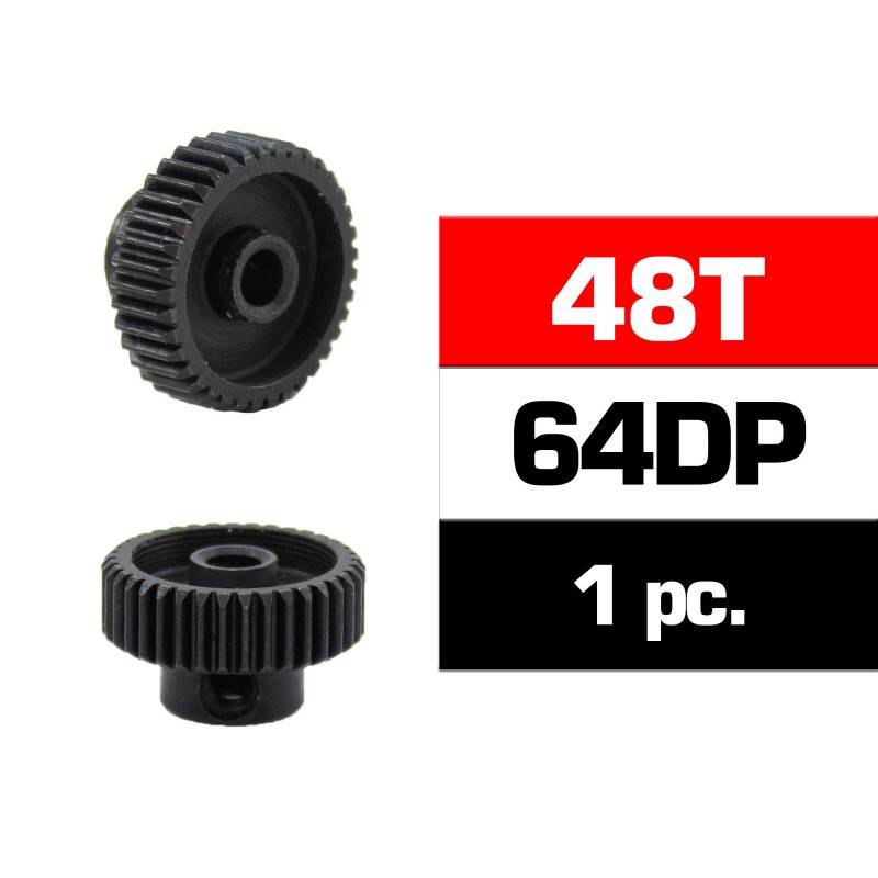 PIÑON 64DP - 48T - ACERO HSS - DIAMETRO 3.17mm ULTIMATE - UR4316-48