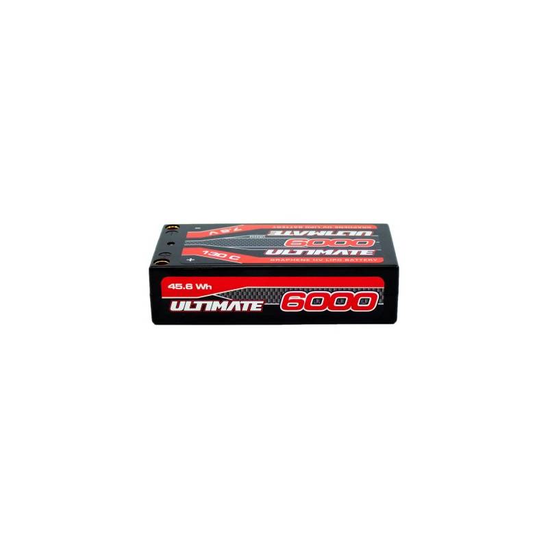 GRAPHENE HV LCG LiPo SHORTY 6000mAh 7.6V 130C 5mm TUBES - UR4444 GRAPHENE HV LCG LiPo SHORTY 6000mAh 7.6V 130C 5mm TUBES - UR4444