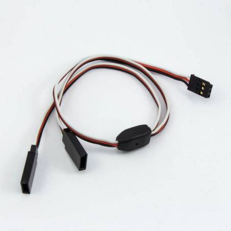 SPLITTER PLANO Y CONECTOR FUTABA (30cm) - UR46212