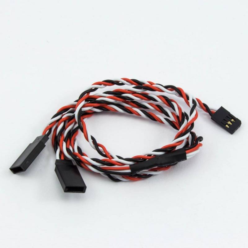 FUTABA TWISTED Y-SPLITTER SERVO LEAD (60cm) - UR46215 - ULTIMATE FUTABA TWISTED Y-SPLITTER SERVO LEAD (60cm) - UR46215 - ULTIMATE