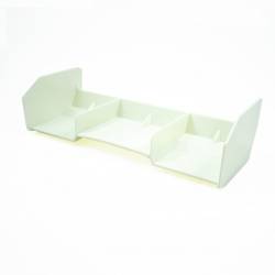 ULTIMATE 1/8 BUGGY PLASTIC REAR WING WHITE - UR6501-W