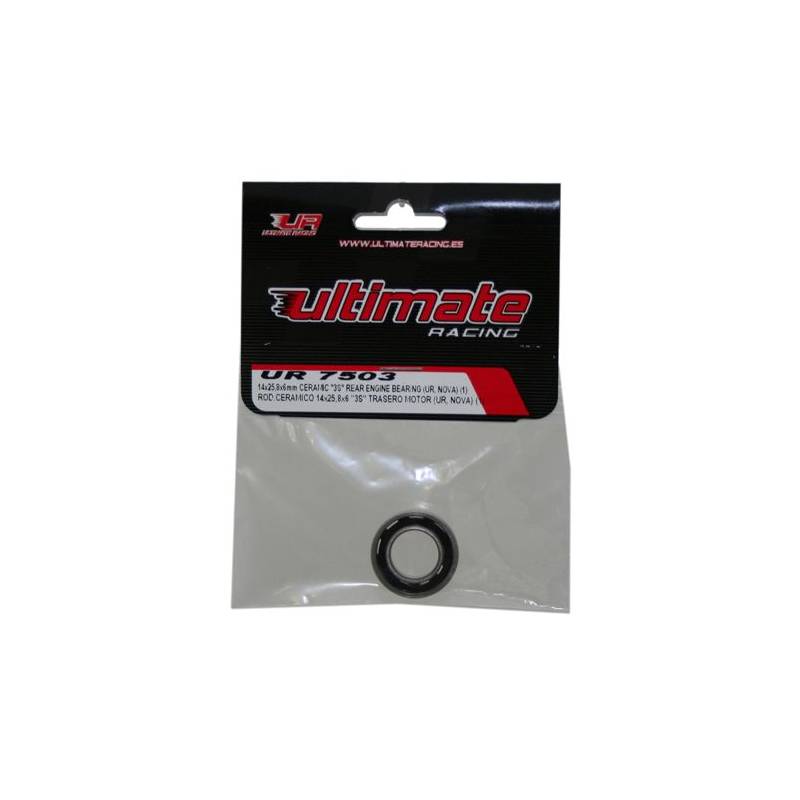 "14x25.8x6mm CERAMIC ""HS"" REAR ENGINE BEARING (UR, NOVA) (1pc) - UR