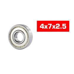 4x7x2.5mm KIT RODAMIENTOS HS TAPAS METALICAS (2u.) - UR7856-2
