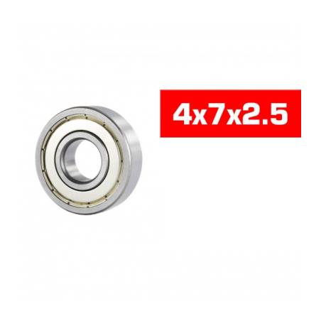 4x7x2.5mm KIT RODAMIENTOS HS TAPAS METALICAS (2u.) - UR7856-2