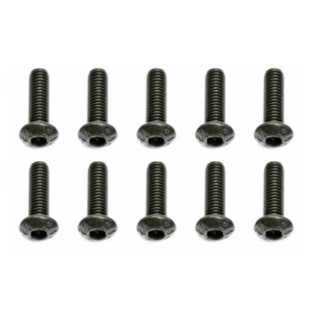 M3 X 10 BUTTON HEAD HEX SCREW (10) - ASSOCIATED - 25211