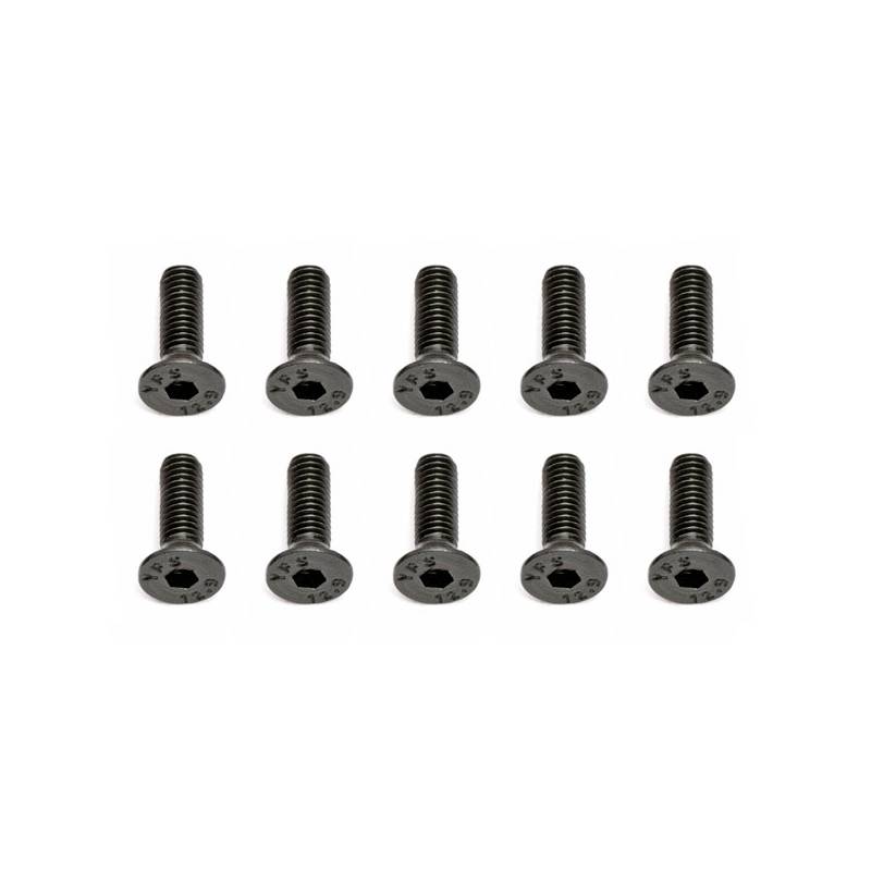 M3 X 10 FLAT HEAD HEX SCREW (10) - ASSOCIATED - 25202 M3 X 10 FLAT HEAD HEX SCREW (10) - ASSOCIATED - 25202