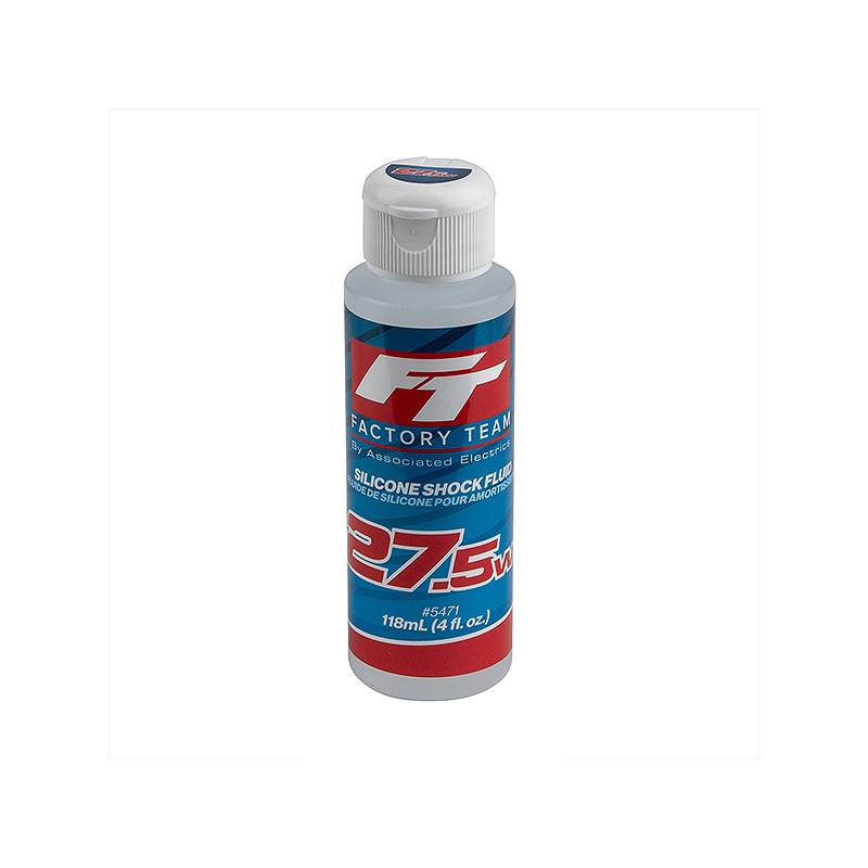 FT SILICONE SHOCK 27.5WT (313cSt) 4oz/118ml - ASSOCIATED - 5471 FT SILICONE SHOCK 27.5WT (313cSt) 4oz/118ml - ASSOCIATED - 5471