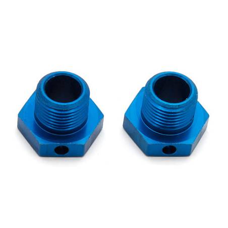 HEXÁGONOS RC8B3.1/RC8B3.2 17MM AZUL - ASSOCIATED - AS81081