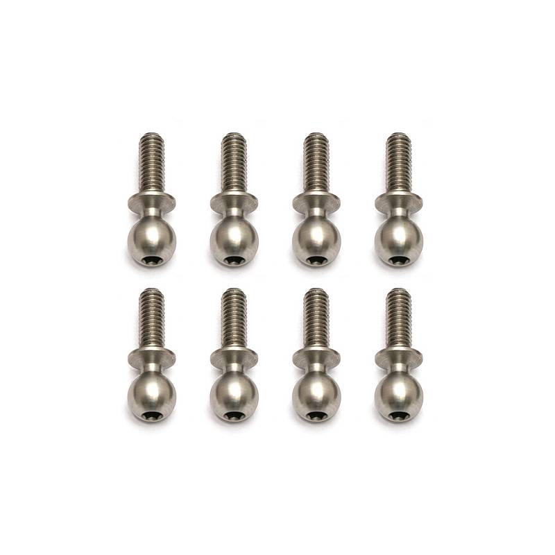 HEAVY DUTY BALLSTUD 8MM (10) - ASSOCIATED - 91048 HEAVY DUTY BALLSTUD 8MM (10) - ASSOCIATED - 91048
