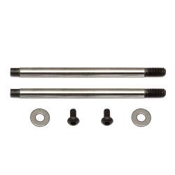 3x27.5 SHOCK SHAFT V2 CHROME - TEAM ASSOCIATED - AS91620