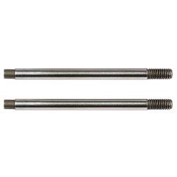 3x24 SHOCK SHAFTS V2, CHROME (B74) - TEAM ASSOCIATED - AS91643