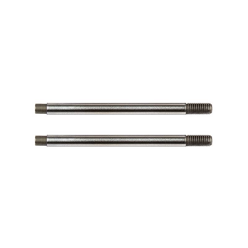 3x24 SHOCK SHAFTS V2, CHROME (B74) - TEAM ASSOCIATED - AS91643
