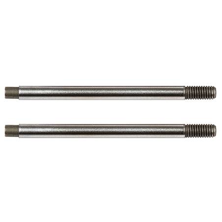 3x24 SHOCK SHAFTS V2, CHROME (B74) - TEAM ASSOCIATED - AS91643