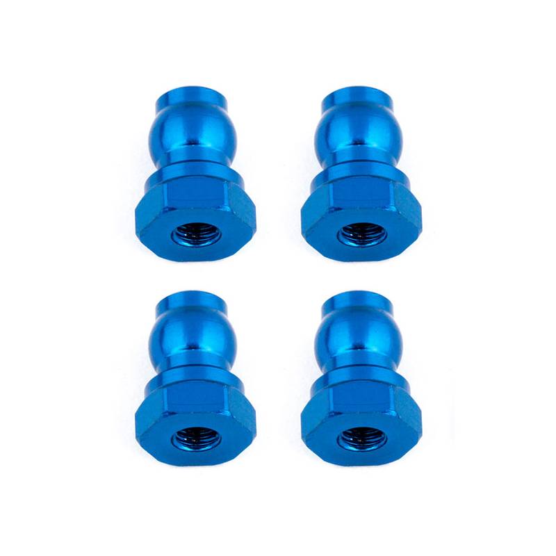 SHOCK BUSHINGS 10 MM BLUE ALUMINUM - ASSOCIATED - 91815