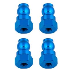 SHOCK BUSHINGS 12 MM BLUE ALUMINUM - ASSOCIATED - 91816